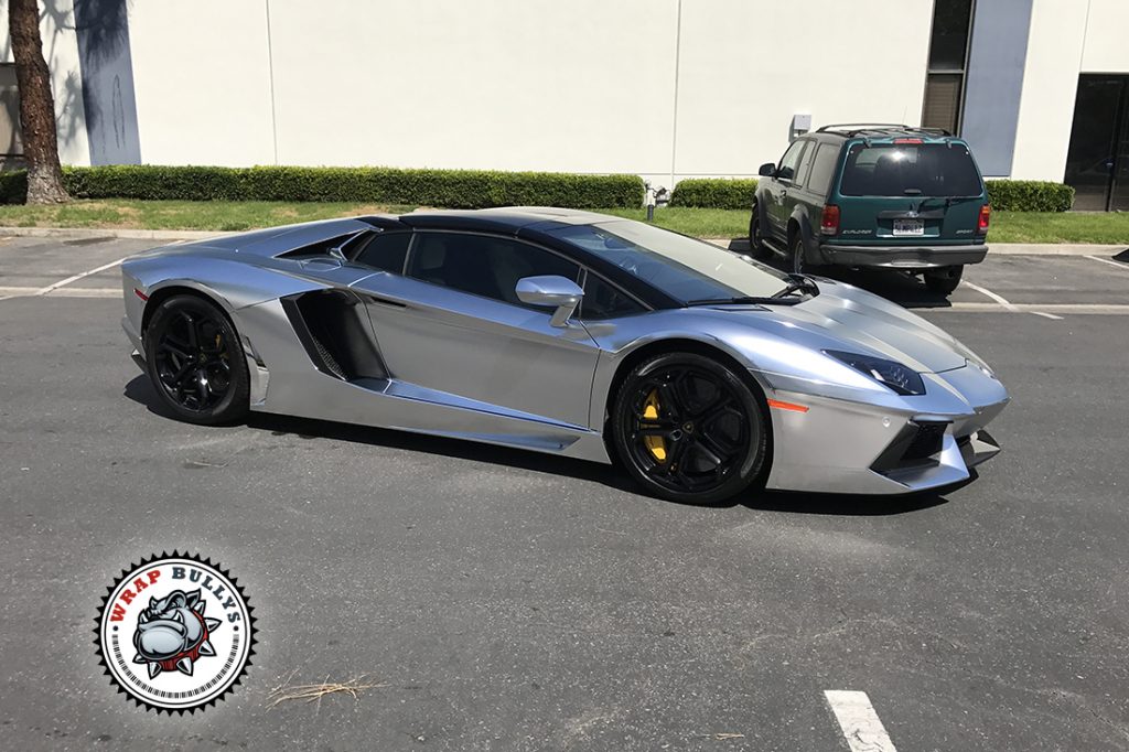 Lamborghini vehicle wrap project