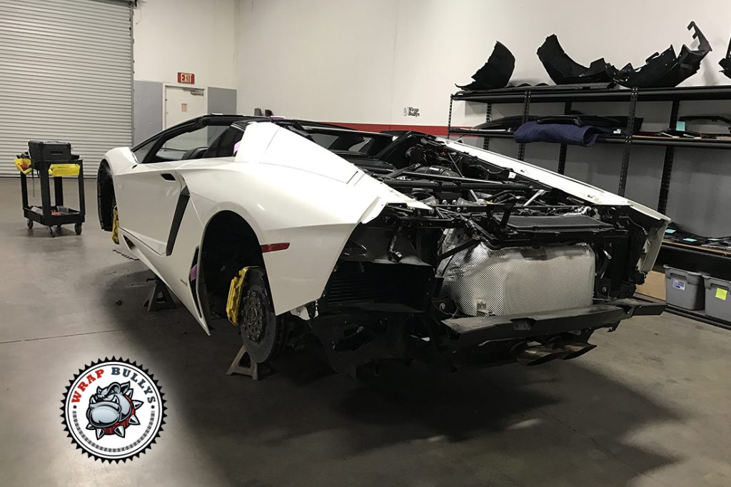 Lamborghini vehicle wrap project