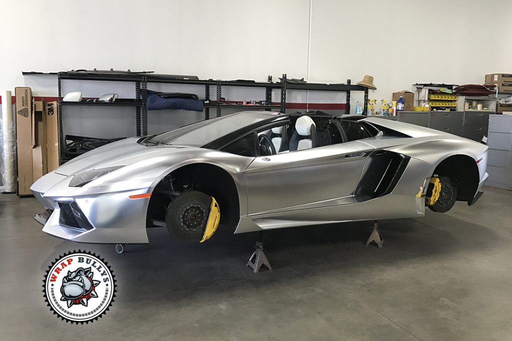 Lamborghini vehicle wrap project