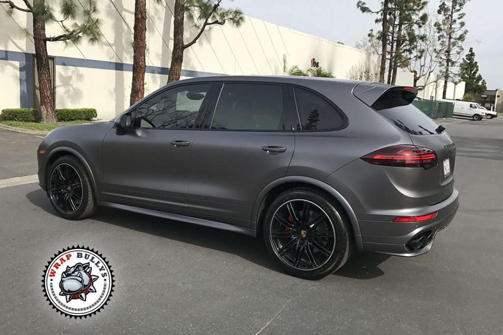 Porsche Cayenne GTS vehicle wrap project