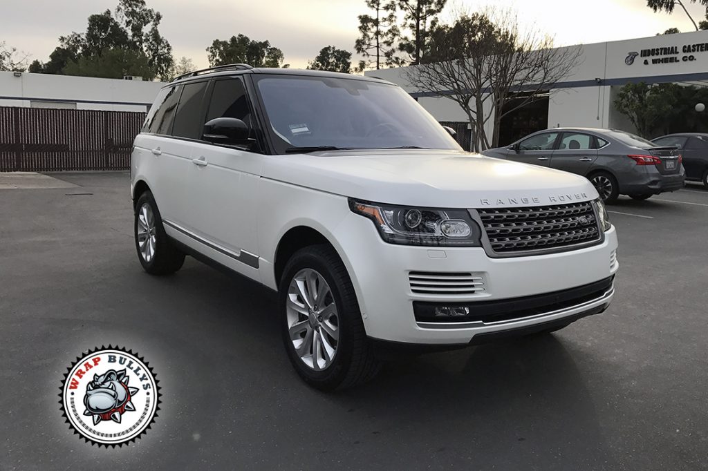 Range Rover vehicle wrap project