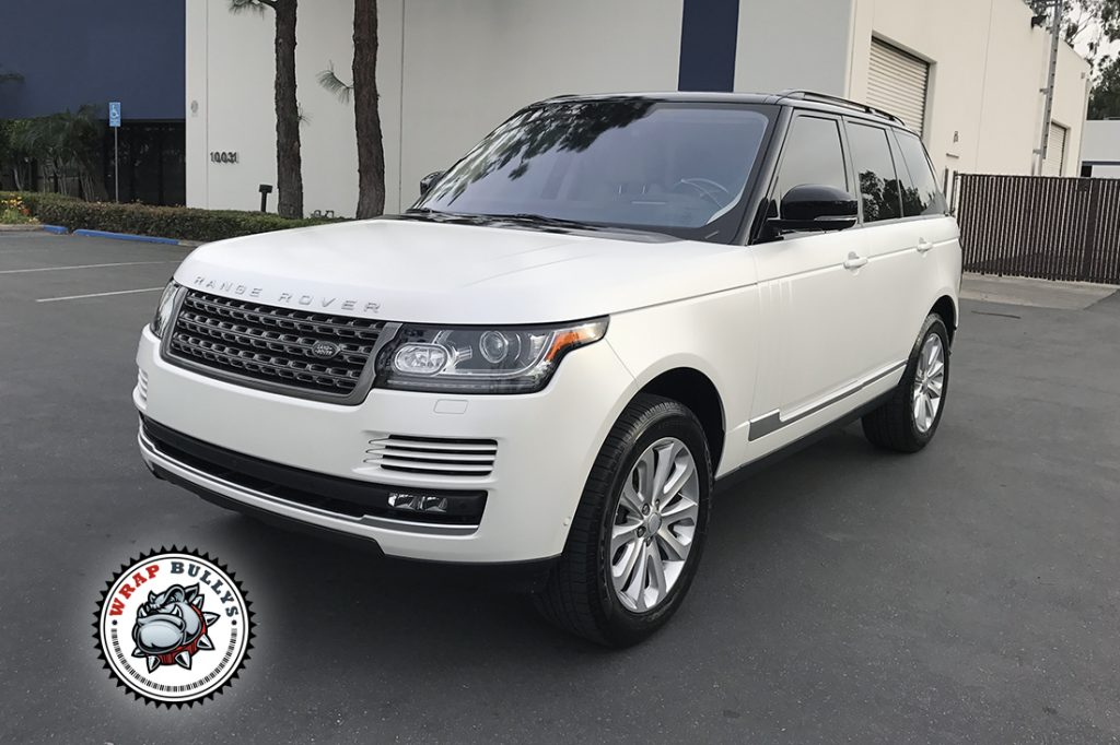Range Rover vehicle wrap project