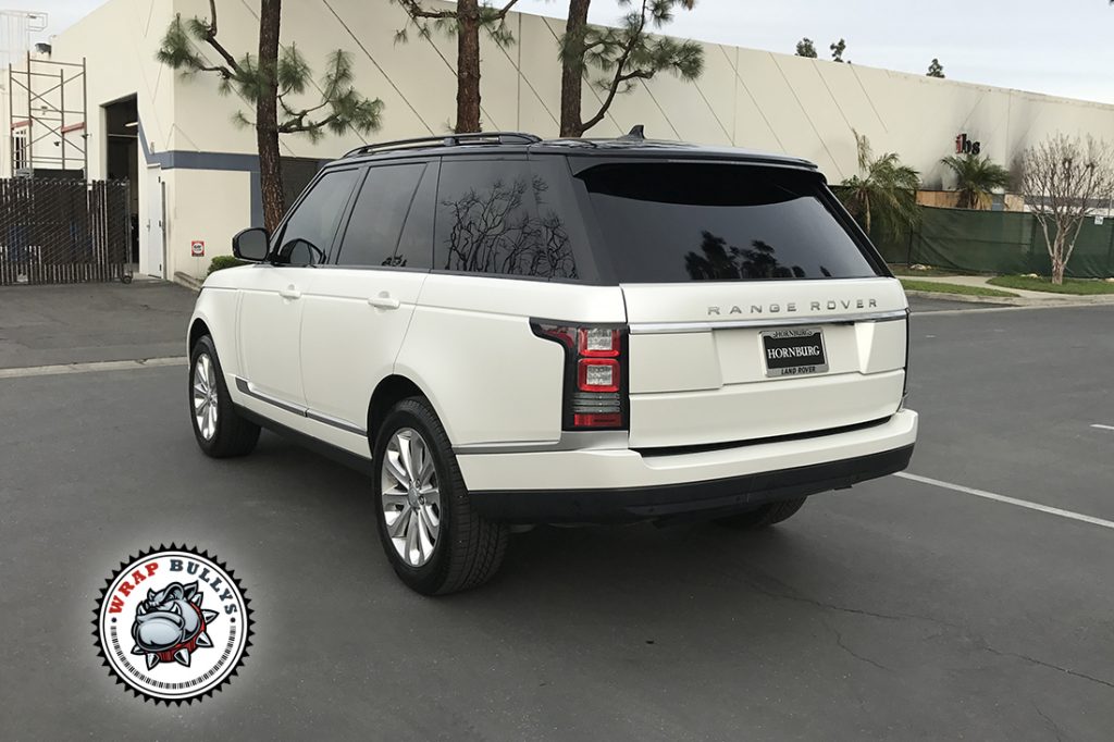 Range Rover vehicle wrap project