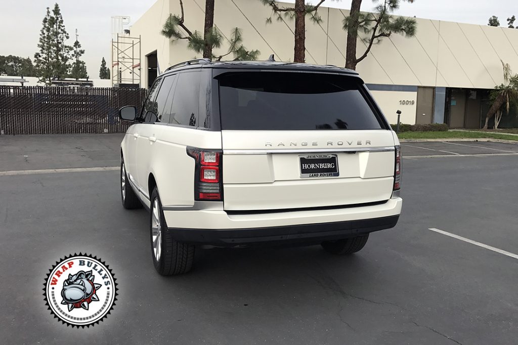 Range Rover vehicle wrap project