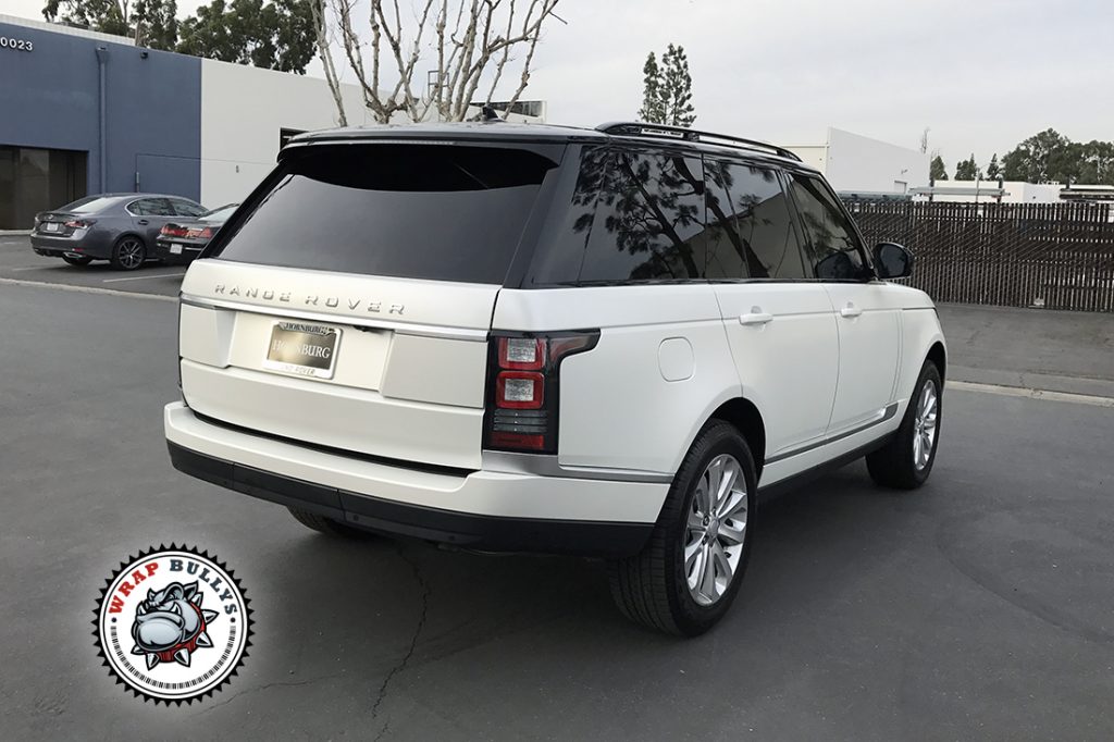 Range Rover vehicle wrap project