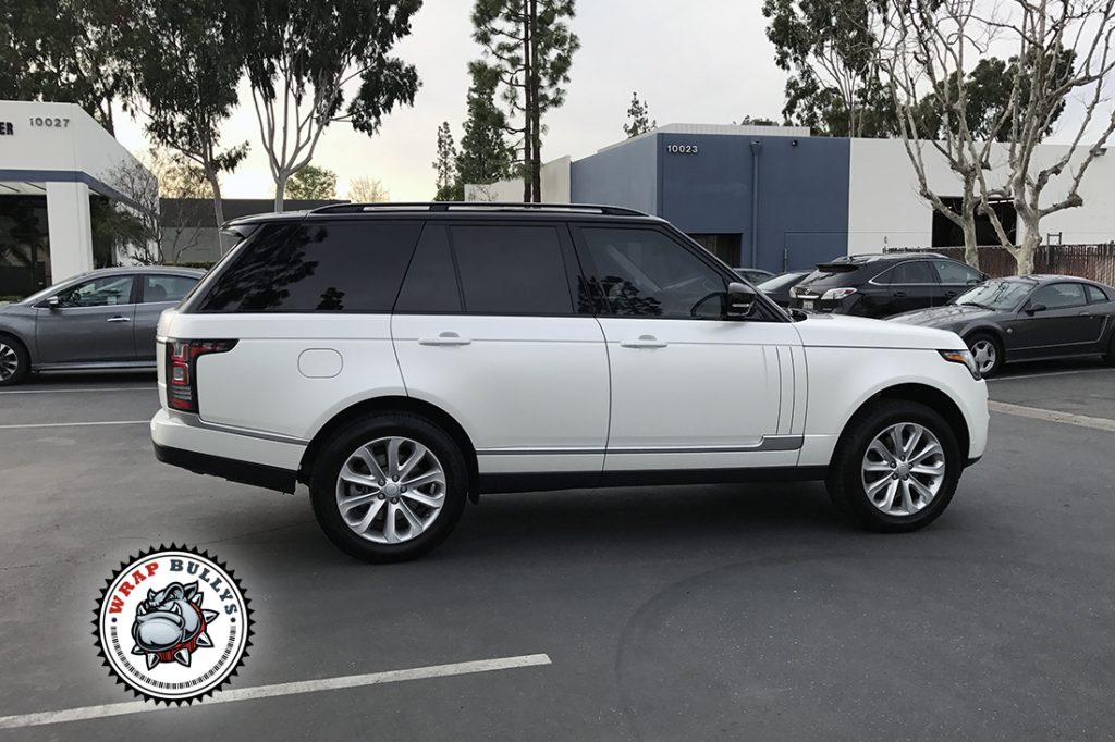 Range Rover vehicle wrap project
