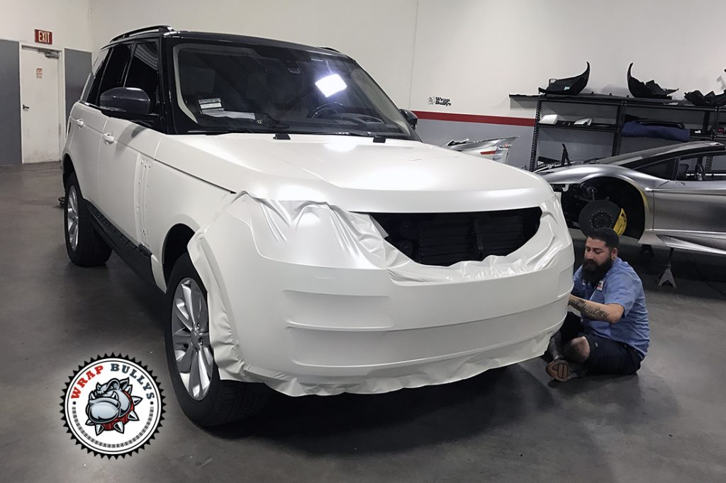 Range Rover vehicle wrap project