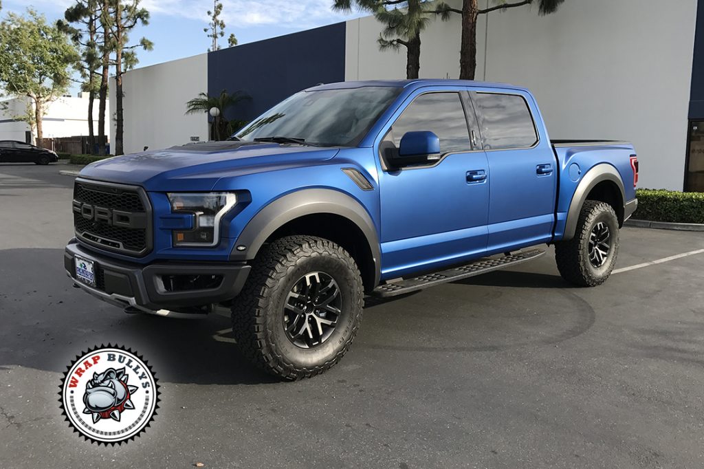 Ford Raptor vehicle wrap project