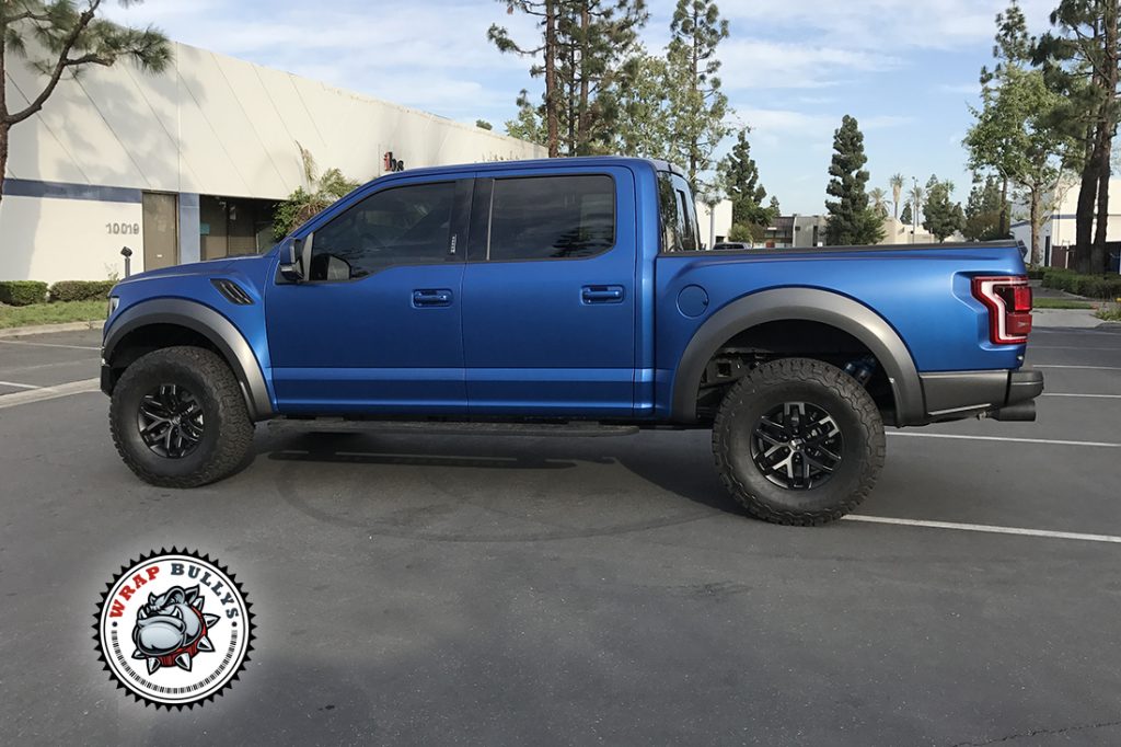 Ford Raptor vehicle wrap project