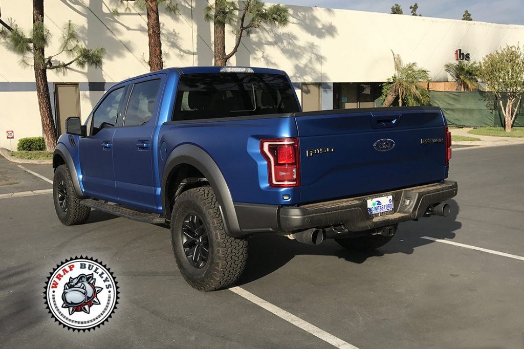 Ford Raptor vehicle wrap project