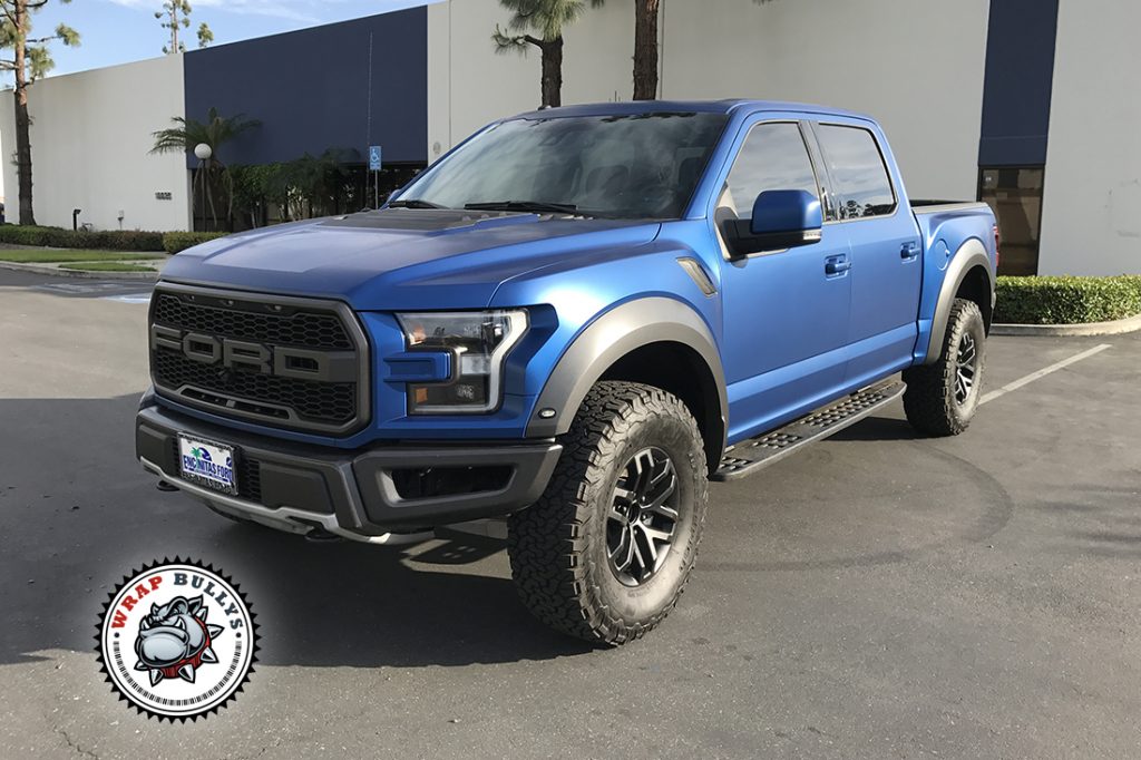 Ford Raptor vehicle wrap project