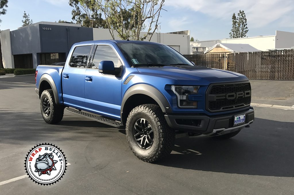 Ford Raptor vehicle wrap project
