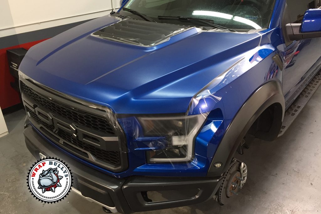 Ford Raptor vehicle wrap project