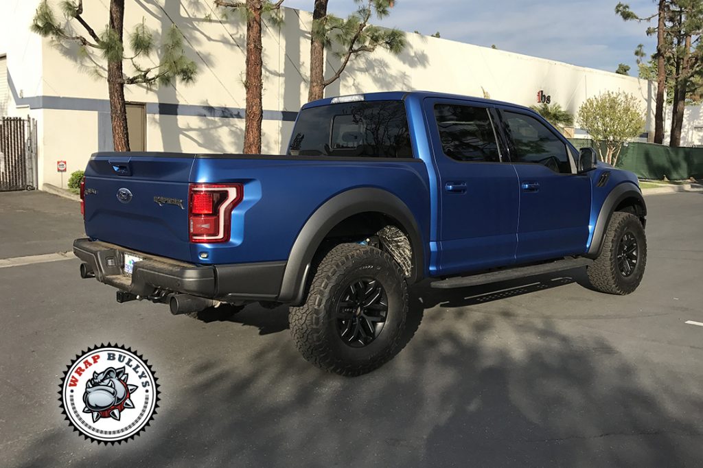 Ford Raptor vehicle wrap project