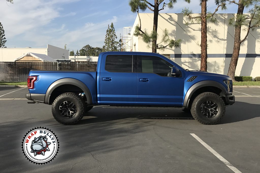 Ford Raptor vehicle wrap project