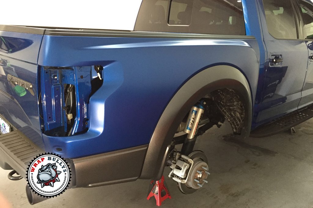 Ford Raptor vehicle wrap project