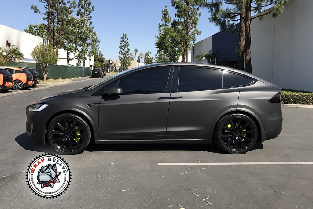 Tesla Model X vehicle wrap project