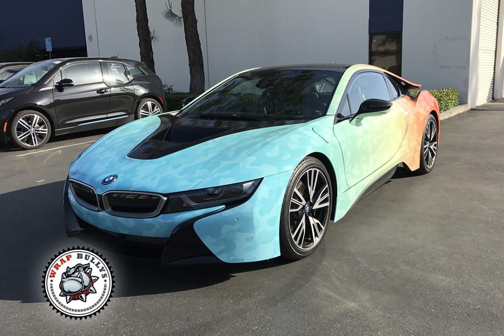 BMW i8 vehicle wrap project