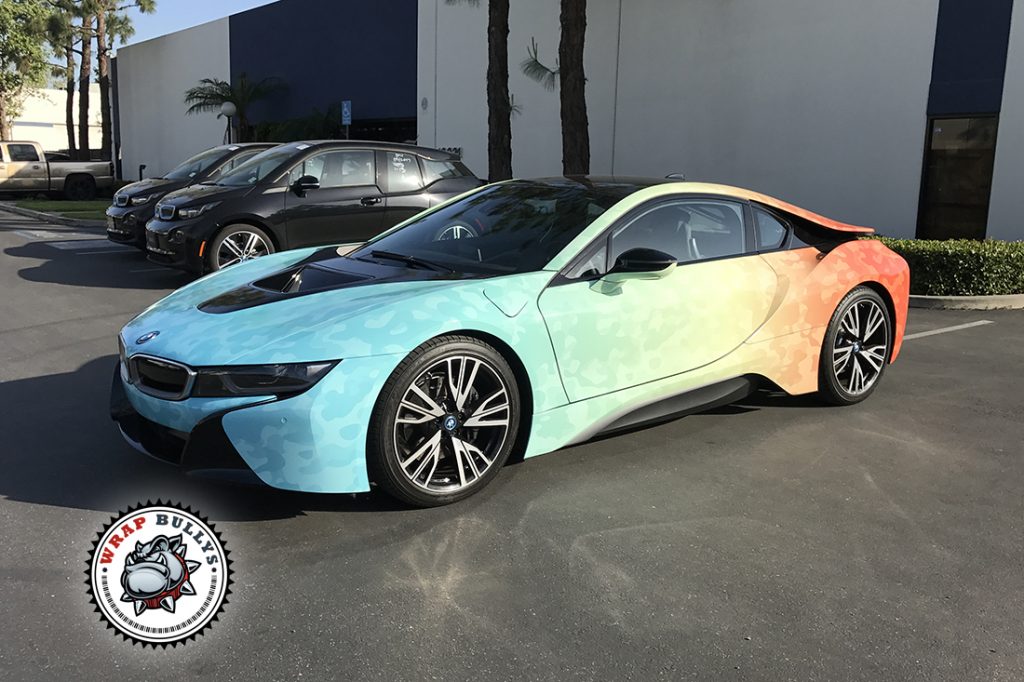 BMW i8 vehicle wrap project