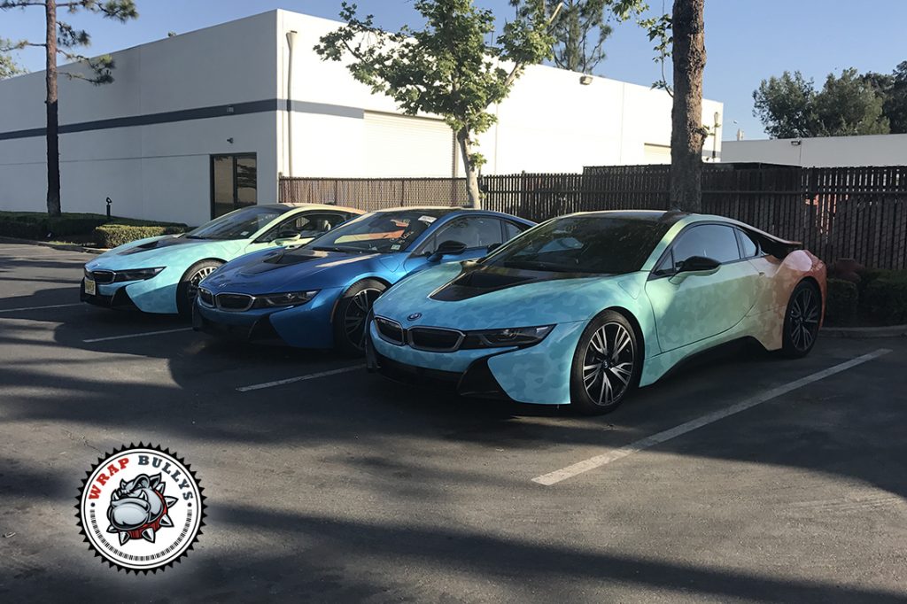 BMW i8 vehicle wrap project