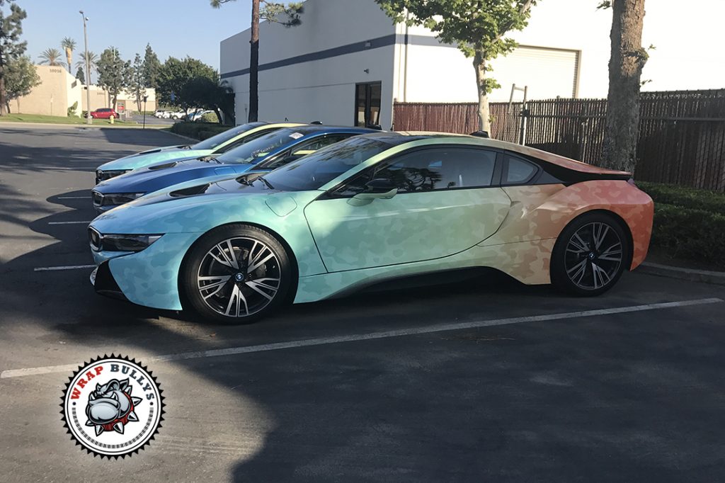 BMW i8 vehicle wrap project