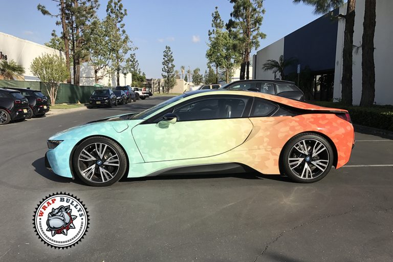 Coachella BMW wrap project installed in Gardena