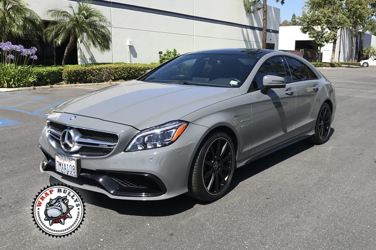 Mercedes-Benz CLS 63 AMG Avery Gloss Dark Gray Wrap Gardena