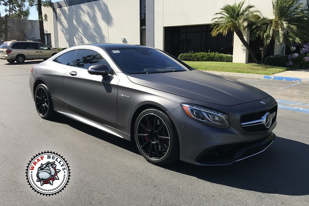Mercedes vehicle wrap project