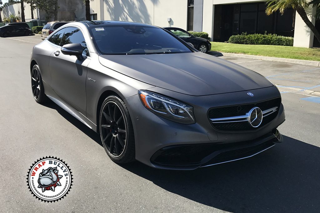 Mercedes vehicle wrap project