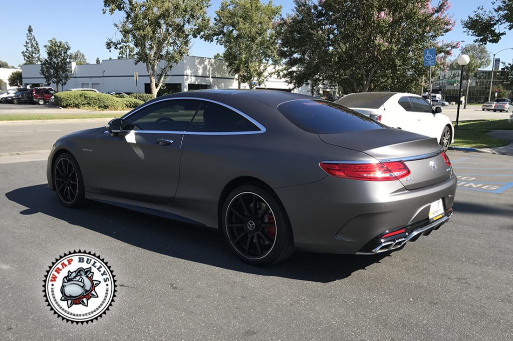 Mercedes vehicle wrap project