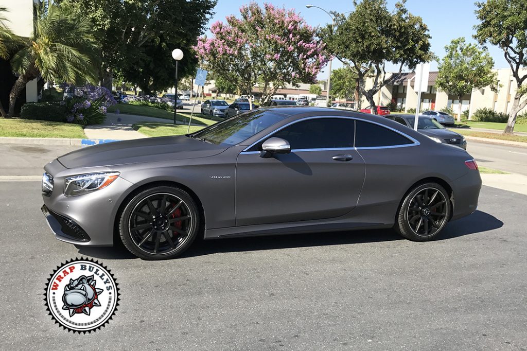 Mercedes vehicle wrap project