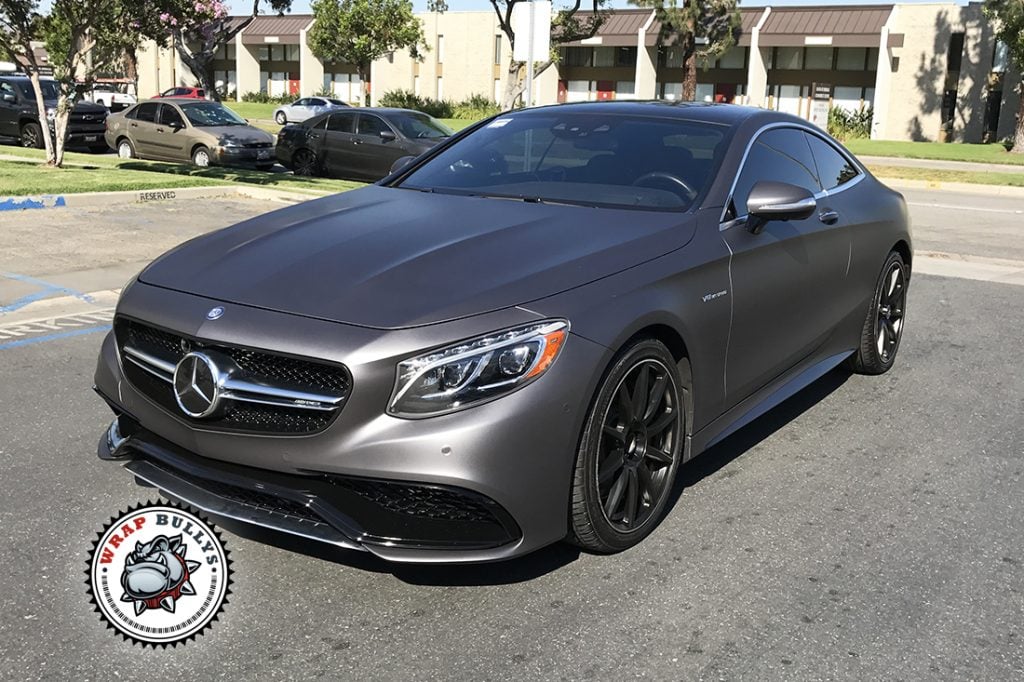 Mercedes vehicle wrap project