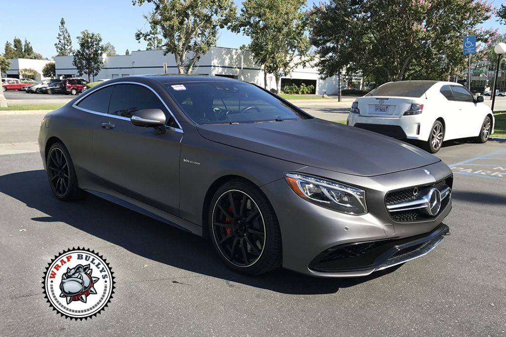 Mercedes vehicle wrap project