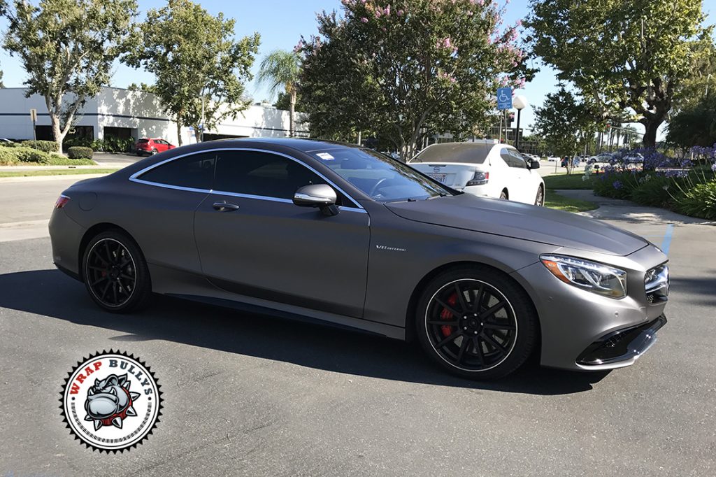 Mercedes vehicle wrap project