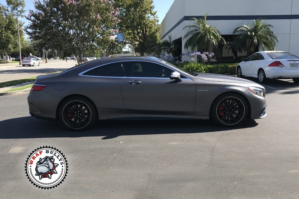Mercedes vehicle wrap project
