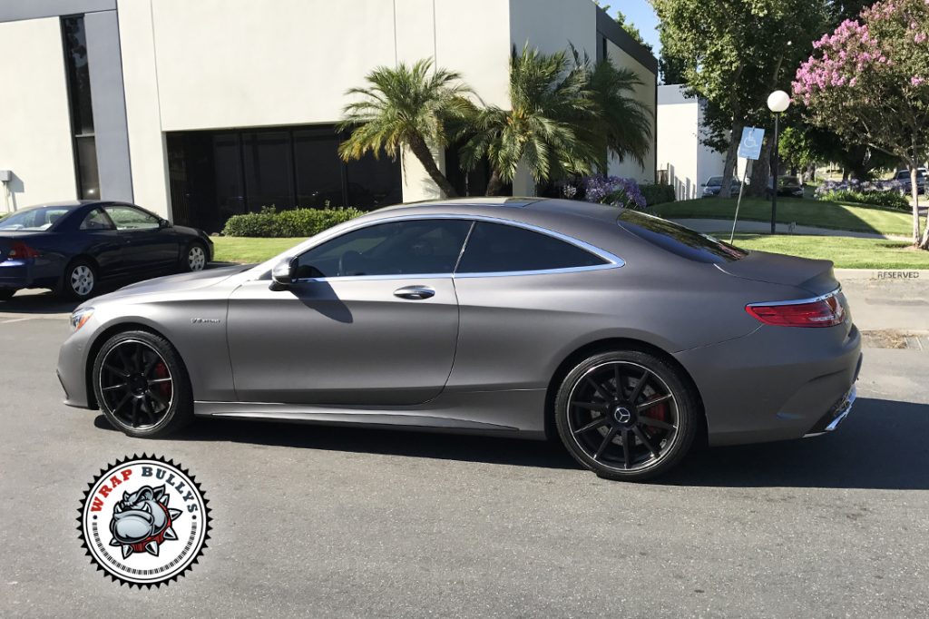 Mercedes vehicle wrap project