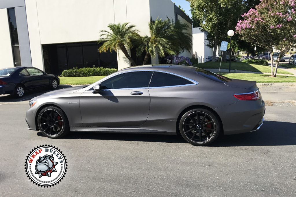 Mercedes vehicle wrap project
