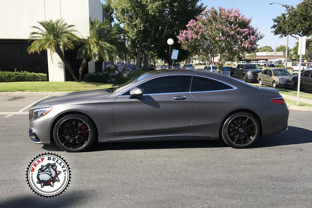Mercedes vehicle wrap project