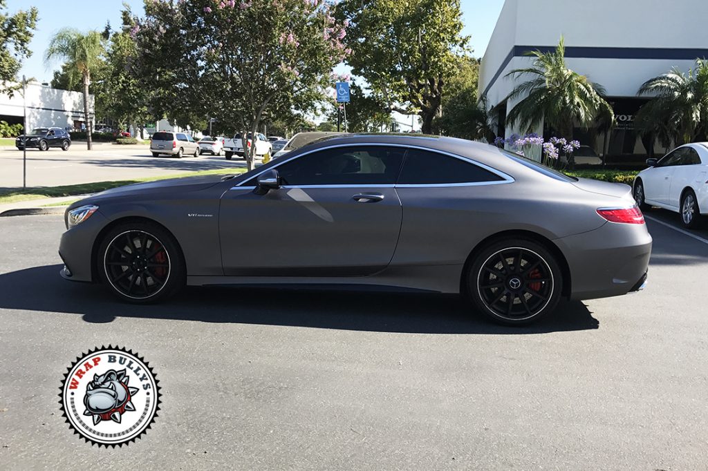 Mercedes vehicle wrap project