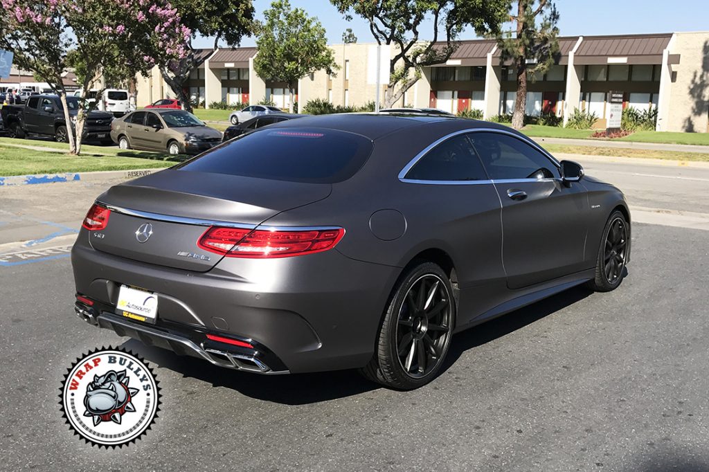 Mercedes vehicle wrap project