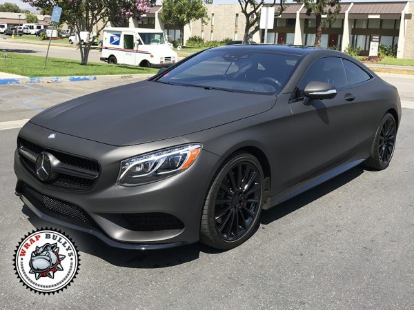 3M Matte Black Mercedes Benz S550 AMG