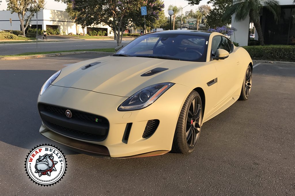 Jaguar vehicle wrap project