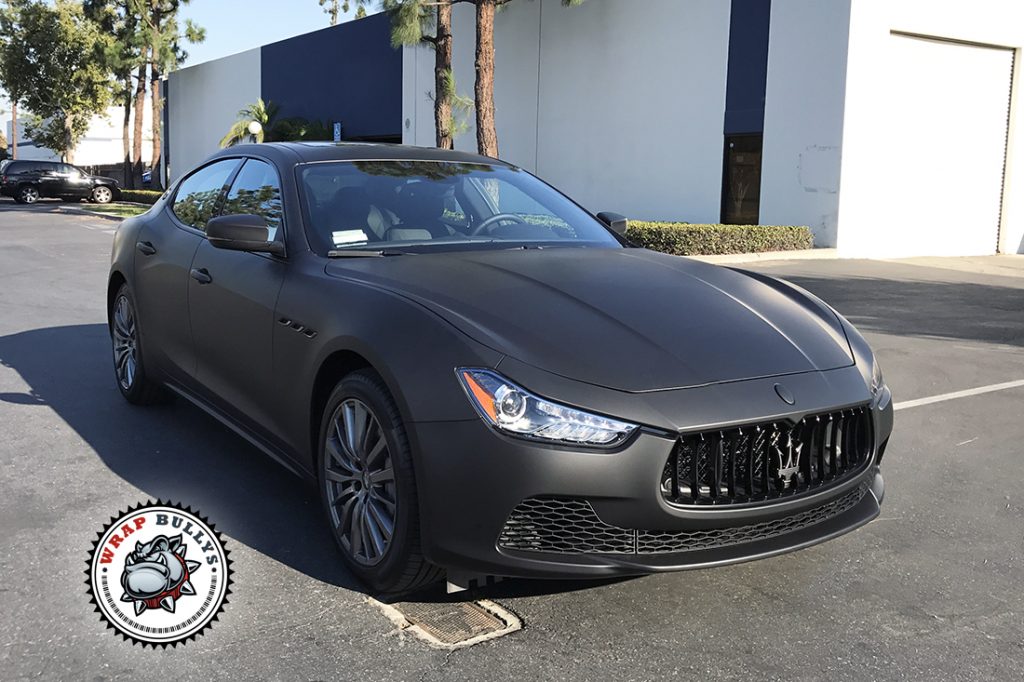 Maserati Ghibli Wrap | 3M Deep Matte Black