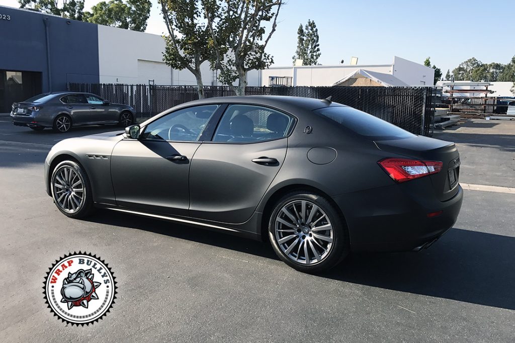 Maserati vehicle wrap project