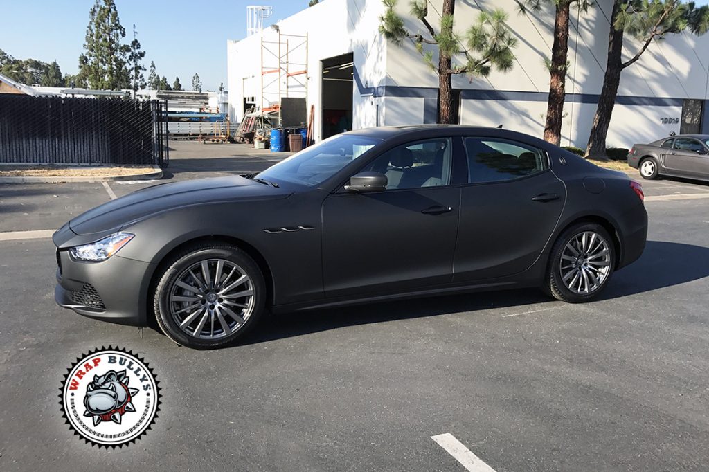 Maserati vehicle wrap project