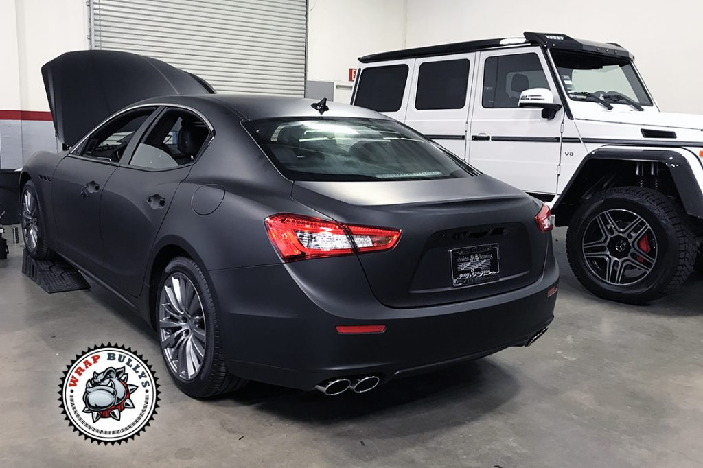 Maserati vehicle wrap project