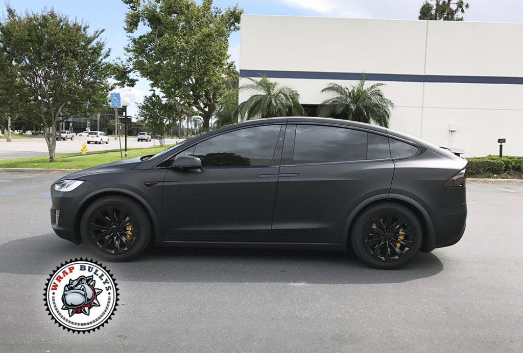 3M Deep Matte Black Tesla X Wrap – Wrap Bullys