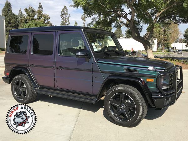 Satin Lightning Ridge Mercedes Benz G63 AMG Vehicle Wrap