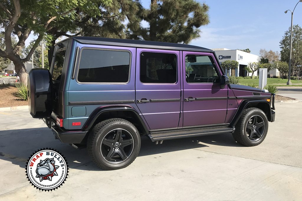 Mercedes vehicle wrap project