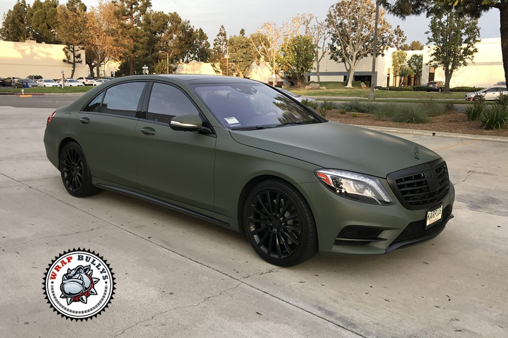 Mercedes vehicle wrap project